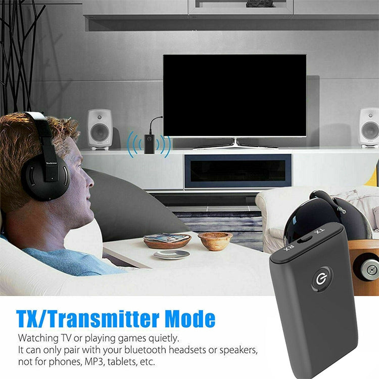 B10S Bluetooth Adapter 5.0 Bluetooth Transmitter Receiver 2 in 1 Bluetooth Adapter - Audio Receiver Transmitter by PMC TechLife | Online Shopping South Africa | PMC TechLife