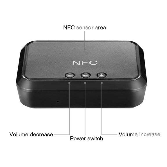 B10 NFC Desktop Bluetooth Music Receiver 4.1 Bluetooth Adapter USB Drive Reads Bluetooth Speaker