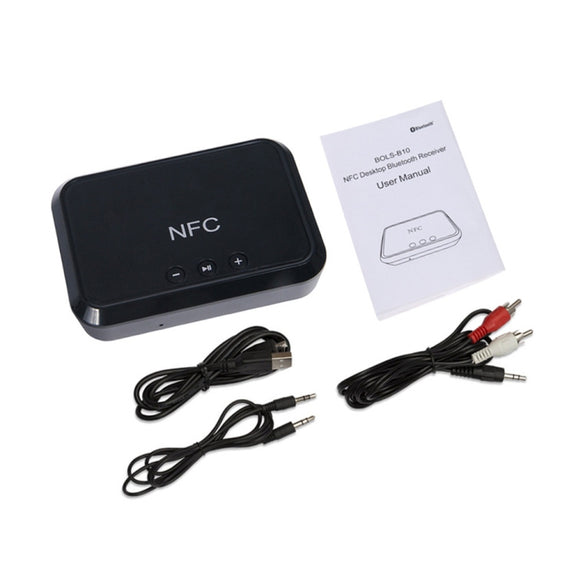 B10 NFC Desktop Bluetooth Music Receiver 4.1 Bluetooth Adapter USB Drive Reads Bluetooth Speaker