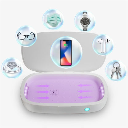 U3 UVC Ultraviolet Cell Phone Sterilization Box Mask Toothbrush Sterilizer Sterilization Box Wireless Charger - free shipping - PMC Jewellery - Order now!