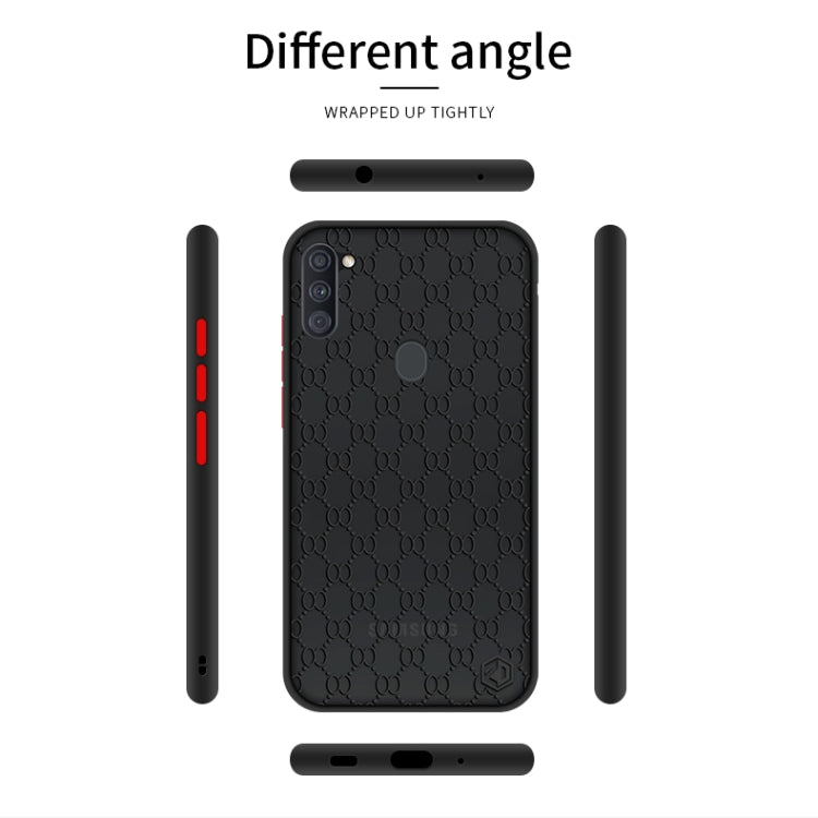 For Samsung Galaxy A11 US PINWUYO Series 2 Generation PC + TPU Anti-drop All-inclusive  Protective Case(Red)