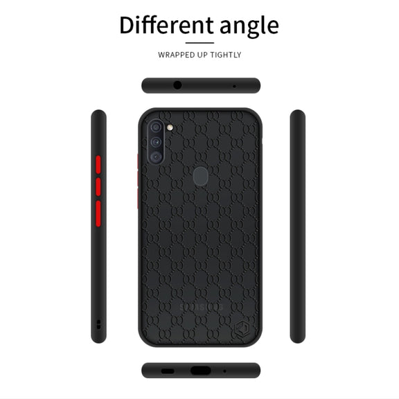 For Samsung Galaxy A11 US PINWUYO Series 2 Generation PC + TPU Anti-drop All-inclusive  Protective Case(Red)