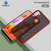 For Samsung Galaxy A11 US PINWUYO Series 2 Generation PC + TPU Anti-drop All-inclusive  Protective Case(Red)