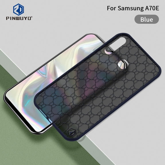 For Samsung Galaxy A70E PINWUYO Series 2 Generation PC + TPU Water-resistant and Anti-drop All-inclusive Protective Case(Blue)