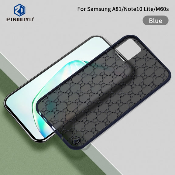 For Samsung Galaxy A81/Note10 Lite PINWUYO Series 2 Generation PC + TPU Water-resistant and Anti-drop All-inclusive Protective Case(Blue)