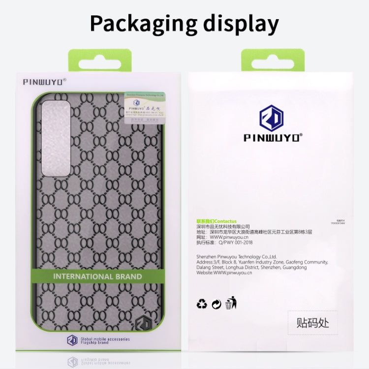 For Huawei nova7 Pro PINWUYO Series 2 Generation PC + TPU Water-resistant and Anti-drop All-inclusive Protective Case(Blue)