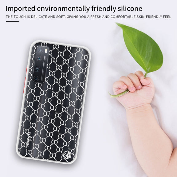 For Huawei nova7 Pro PINWUYO Series 2 Generation PC + TPU Water-resistant and Anti-drop All-inclusive Protective Case(Blue)
