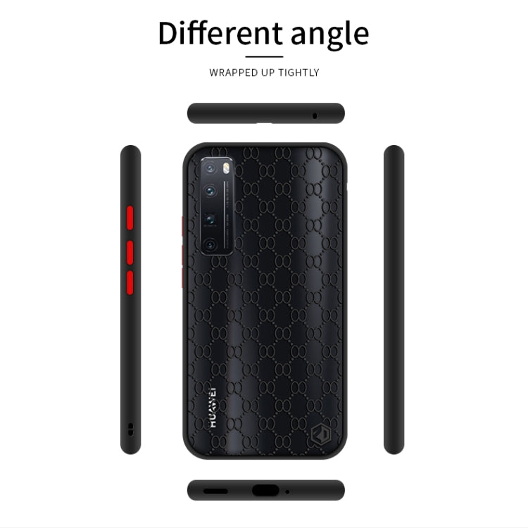 For Huawei nova7 Pro PINWUYO Series 2 Generation PC + TPU Water-resistant and Anti-drop All-inclusive Protective Case(Red)