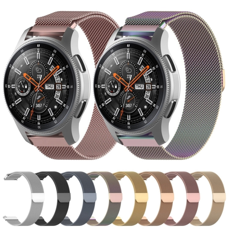 18mm Milan Stainless Steel Mesh Watch Band(Gray)