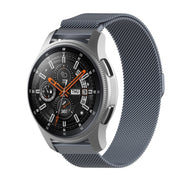 For Honor Magic Watch 2 46MM Milan Stainless Steel Mesh Watch Band 22MM(Gray)