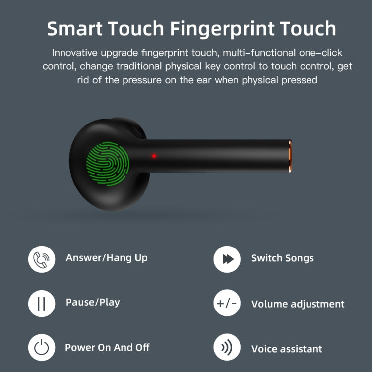 J3 Pro TWS Hifi Wireless Bluetooth 5.2 Earphone LED Display Waterproof Sports Gaming Headset Noise Earbuds(Black) - TWS Earphone by PMC TechLife | Online Shopping South Africa | PMC TechLife