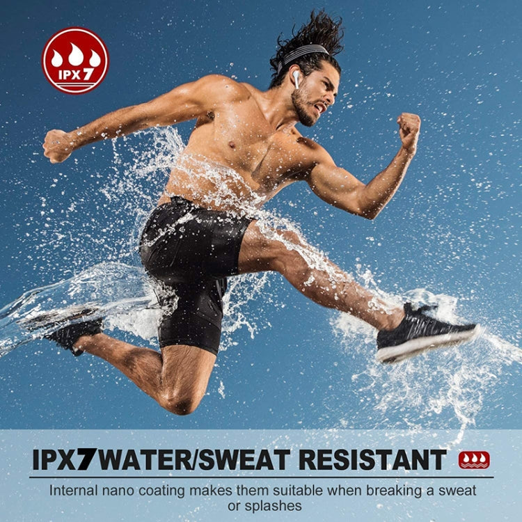 J3 Pro TWS Hifi Wireless Bluetooth 5.2 Earphone LED Display Water-resistant Sports Gaming Headset Noise Earbuds(Black)