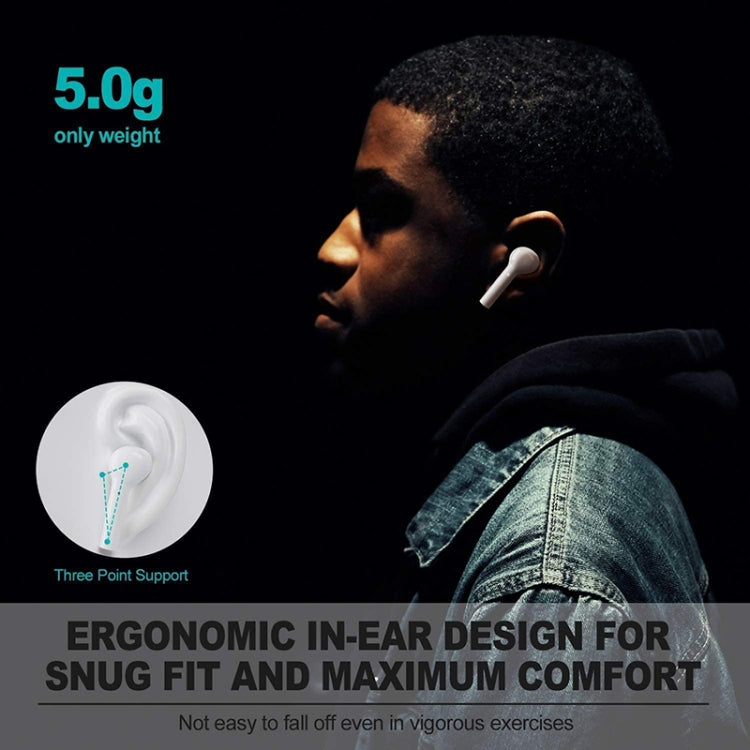 J3 Pro TWS Hifi Wireless Bluetooth 5.2 Earphone LED Display Waterproof Sports Gaming Headset Noise Earbuds(White) - TWS Earphone by PMC TechLife | Online Shopping South Africa | PMC TechLife