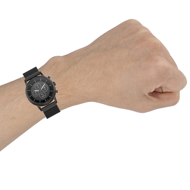 For Huawei GT/GT2 46mm/ Galaxy Watch 46mm/ Fossil Fossil Gen 5 Carlyle 46mm 22mm Stainless Steel Mesh Watch Band(Silver) - Watch Bands by PMC TechLife | Online Shopping South Africa | PMC TechLife | Buy Now Pay Later Mobicred