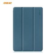 For Samsung Galaxy Tab S6 Lite P610 / P615 / Tab S6 Lite 2022 / P613 / P619 ENKAY Leather Smart Tablet Case with Pen Slot(Light Blue)
