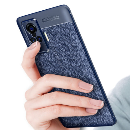 For VIVO X50 Pro Litchi Texture TPU Shockproof Case(Black) - free shipping - PMC Jewellery - Order now!