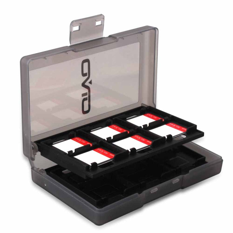 OIVO IV-SW029 24in1 Game Memory Card Storage Box Card Case Holder For Nintendo Switch(Grey) - Others by OIVO | Online Shopping South Africa | PMC Jewellery | Buy Now Pay Later Mobicred