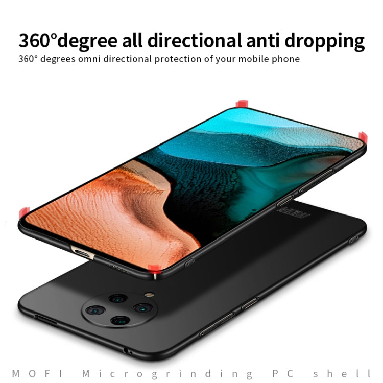 For Xiaomi Redmi K30 Pro MOFI Frosted PC Ultra-thin Hard Case(Black) - Xiaomi Cases by MOFI | Online Shopping South Africa | PMC TechLife | Buy Now Pay Later Mobicred