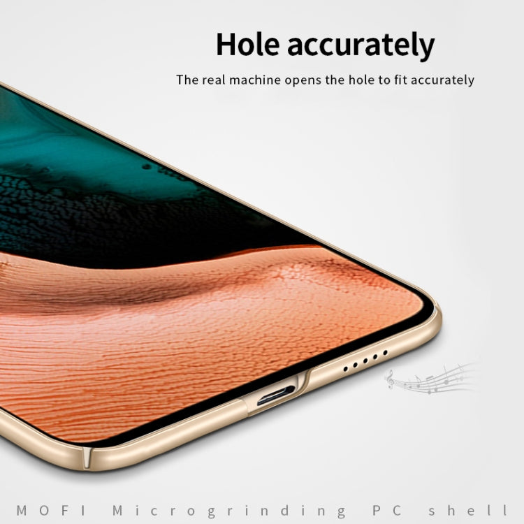 For Xiaomi Redmi K30 Pro MOFI Frosted PC Ultra-thin Hard Case(Black) - Xiaomi Cases by MOFI | Online Shopping South Africa | PMC TechLife | Buy Now Pay Later Mobicred