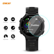 Compatible with Garmin Compatible witherunner 735 / 735XT ENKAY Hat-Prince 0.2mm 9H 2.15D Curved Edge Tempered Glass Screen Protector  Watch Film