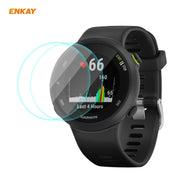 Compatible with Garmin Compatible witherunner 45 / 45S 2 PCS ENKAY Hat-Prince 0.2mm 9H 2.15D Curved Edge Tempered Glass Screen Protector  Watch Film