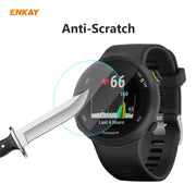 Compatible with Garmin Compatible witherunner 45 / 45S 2 PCS ENKAY Hat-Prince 0.2mm 9H 2.15D Curved Edge Tempered Glass Screen Protector  Watch Film