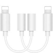Zs-kl21836 2 PCS 8 Pin to 3.5mm Earphone Adapter Audio Adapter, Compatible with IOS 13 System