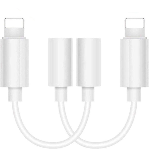 Zs-kl21836 2 PCS 8 Pin to 3.5mm Earphone Adapter Audio Adapter, Compatible with IOS 13 System