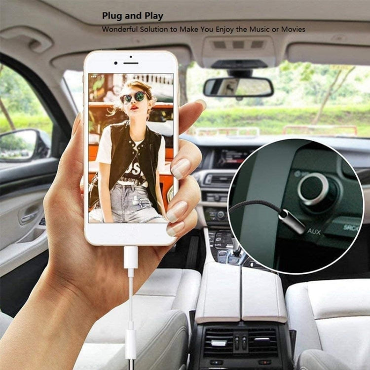 Zs-kl21836 2 PCS 8 Pin to 3.5mm Earphone Adapter Audio Adapter, Compatible with IOS 13 System - Earphone Adapter by PMC TechLife | Online Shopping South Africa | PMC TechLife