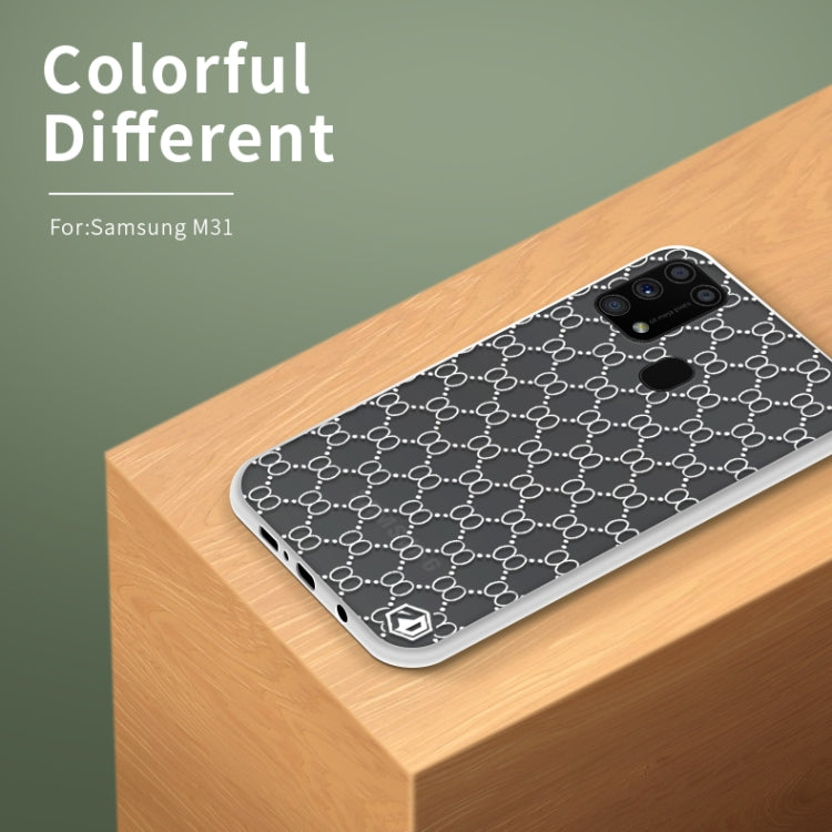 For Samsung Galaxy M31 PINWUYO Series 2 Generation PC + TPU Waterproof and Anti-drop All-inclusive Protective Case(Blue) - Galaxy Phone Cases by PINWUYO | Online Shopping South Africa | PMC TechLife | Buy Now Pay Later Mobicred