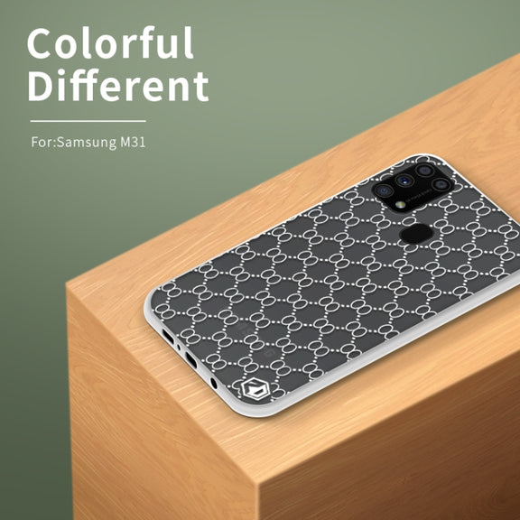 For Samsung Galaxy M31 PINWUYO Series 2 Generation PC + TPU Water-resistant and Anti-drop All-inclusive Protective Case(Blue)