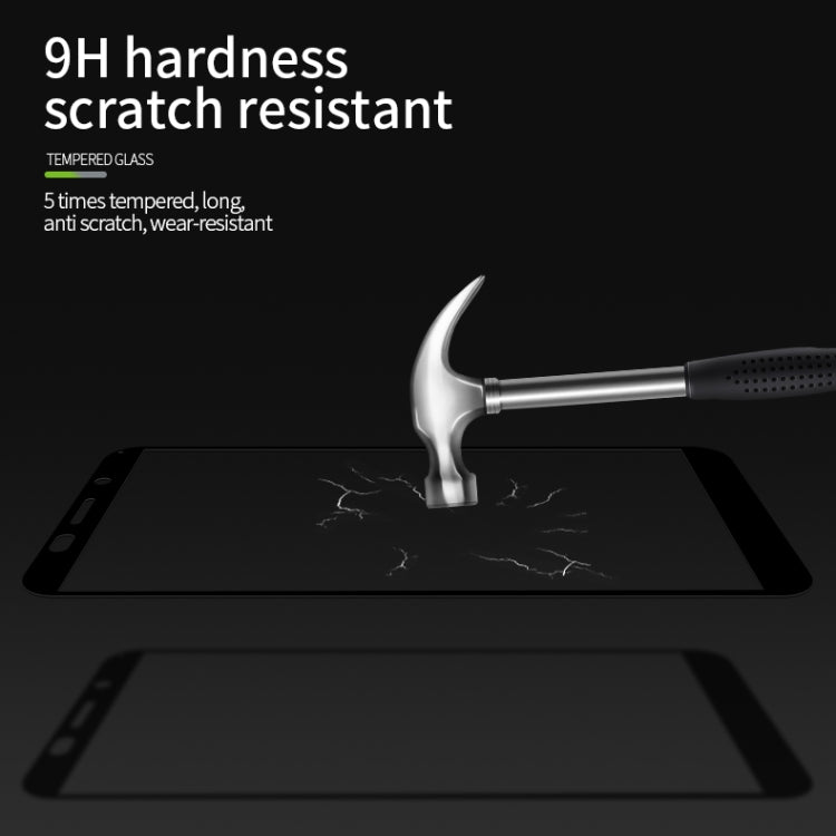 For Huawei  Y5P/Y5 Prime PINWUYO 9H 2.5D Full Screen Tempered Glass Film(Black)