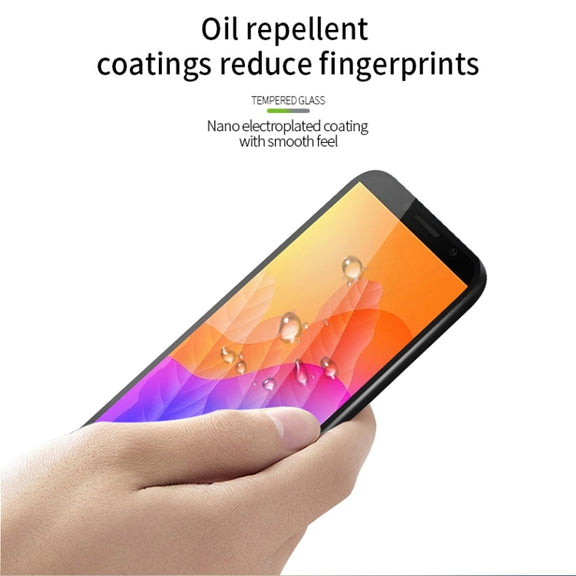 For Huawei  Y5P/Y5 Prime PINWUYO 9H 2.5D Full Screen Tempered Glass Film(Black)