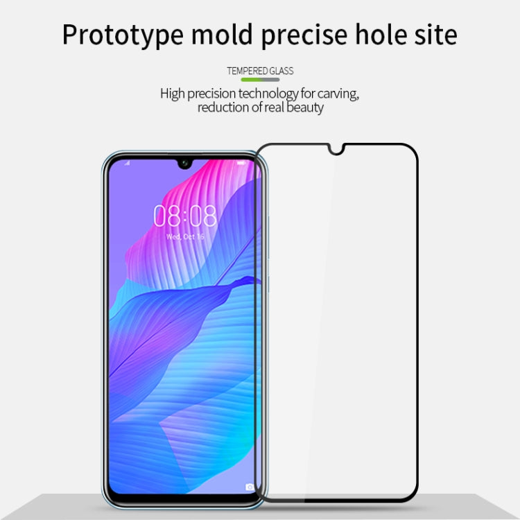 For Huawei Y8P / P smart S PINWUYO 9H 2.5D Full Screen Tempered Glass Film(Black) - Huawei Tempered Glass by PINWUYO | Online Shopping South Africa | PMC TechLife | Buy Now Pay Later Mobicred