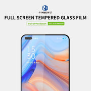 For Oppo Reno4 5G PINWUYO 9H 2.5D Full Screen Tempered Glass Film(Black)