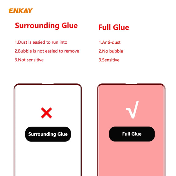 For Samsung Galaxy S10+ ENKAY Hat-Prince 0.26mm 9H 3D Full Glue Explosion-proof Full Screen Curved Heat Bending Tempered Glass Film