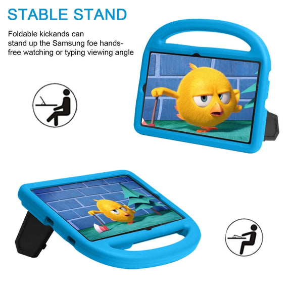 For Samsung Galaxy Tab S6 Lite P610 Sparrow Style EVA Children Tablet Case(Blue)