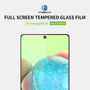 For Samsung Galaxy A71 5G PINWUYO 9H 2.5D Full Screen Tempered Glass Film(Black)