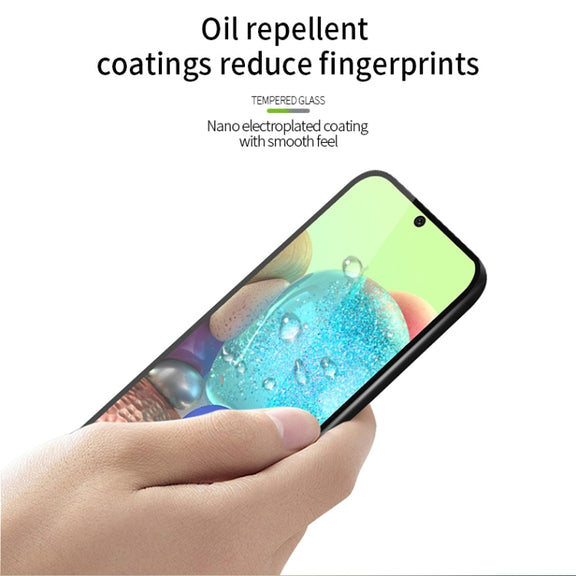 For Samsung Galaxy A71 5G PINWUYO 9H 2.5D Full Screen Tempered Glass Film(Black)