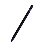 Imitation Porcelain 2 in 1 Mobile Phone Touch Screen Capacitive Pen for Apple / Huawei / Xiaomi / Samsung(Black)