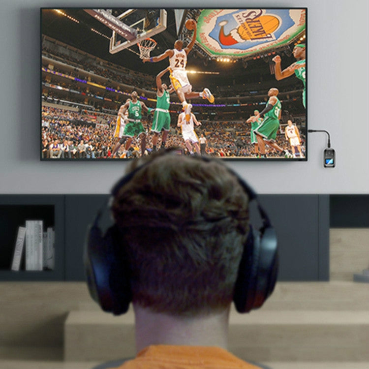 T14 2 in 1 Bluetooth Adapter Car Hands-free Call Bluetooth Receiver Transmitter with LCD Digital Display - Audio Receiver Transmitter by PMC TechLife | Online Shopping South Africa | PMC TechLife