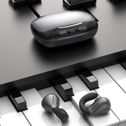 T20 TWS Bluetooth 5.0 Touch Wireless Bluetooth Earphone with Three LED Battery Display & Charging Box, Support Call & Voice Assistant(Gun Gray)