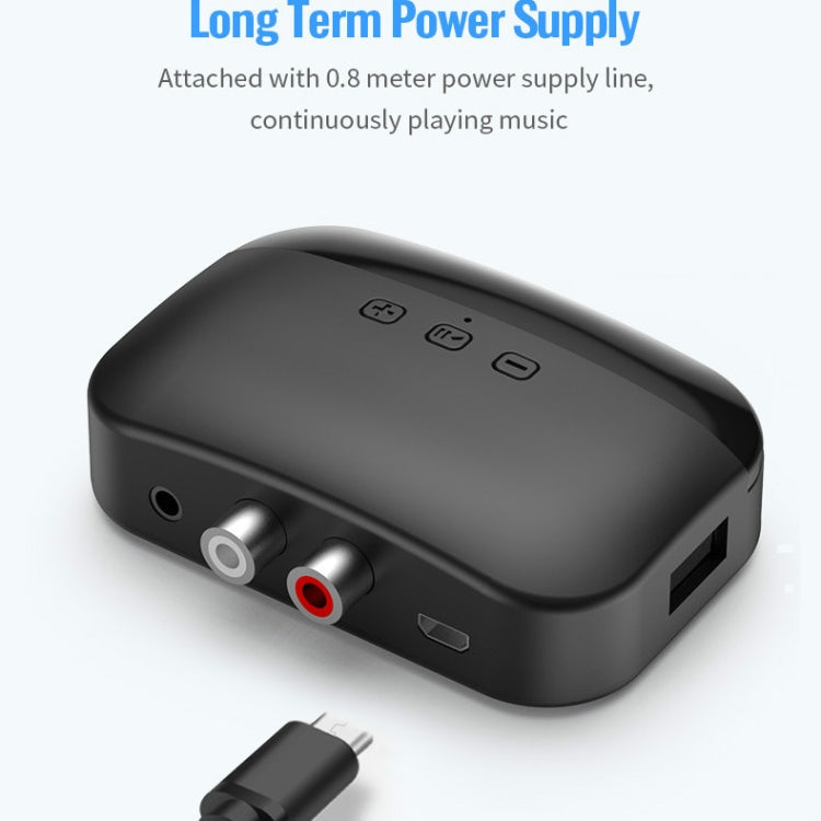 B20 NFC Bluetooth 5.0 Music Receiver Car Bluetooth Receiver, Support Hands-free Call & TF Vard & U Disk - Audio Receiver Transmitter by PMC TechLife | Online Shopping South Africa | PMC TechLife