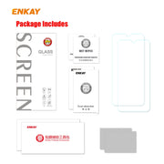 For Redmi 9 / 9A / 9C 2 PCS ENKAY Hat-Prince 0.26mm 9H 2.5D Curved Edge Tempered Glass Film