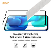 For Xiaomi Mi 10 Lite /Redmi 10X 5G 10 PCS ENKAY Hat-Prince Full Glue 0.26mm 9H 2.5D Tempered Glass Full Coverage Film