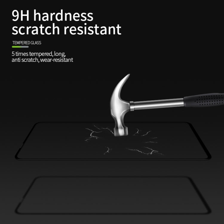 For Samsung Galaxy A21 / A21s PINWUYO 9H 3D Curved Full Screen Explosion-proof Tempered Glass Film(Black)