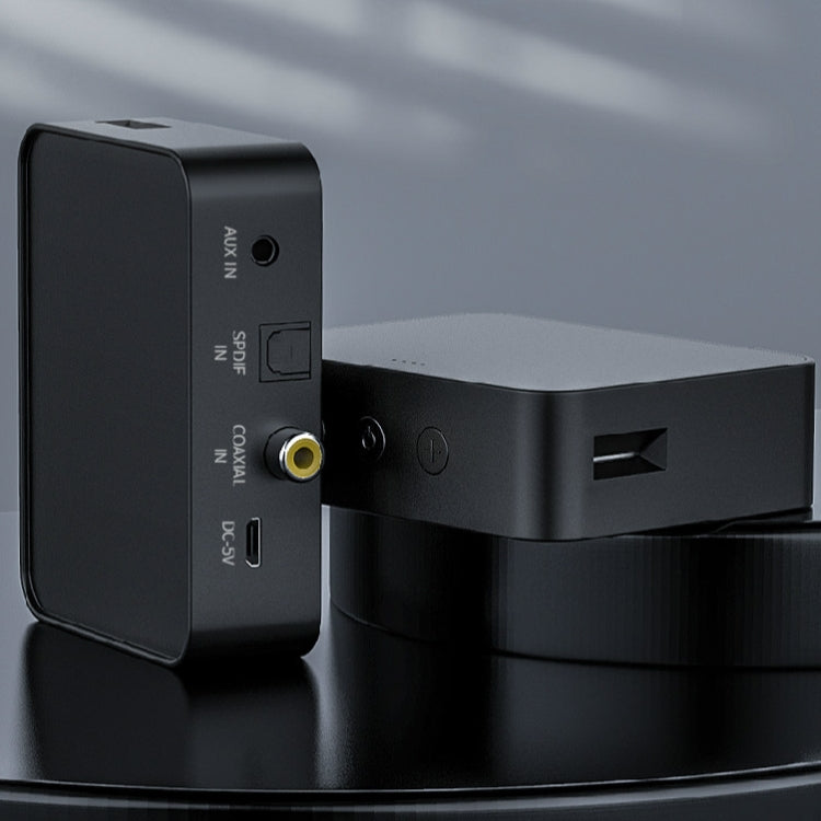 T6 Bluetooth 5.0 Computer TV Transmitter Fiber coaxial AUX Multifunction TF Card HiFI Bluetooth Audio transmitter - Audio Receiver Transmitter by PMC TechLife | Online Shopping South Africa | PMC TechLife