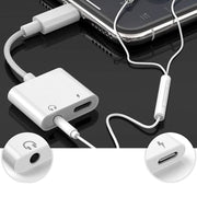 2 in 1 USB-C Adapter with 3.5mm Headphone Jack, Compatible for iPad Pro and Type-C Jack Phone