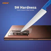 For Samsung Galaxy Note20 Ultra 2 PCS Hat-Prince ENKAY 0.2mm 9H 2.15D Round Edge Rear Camera Lens Tempered Glass Film Protector