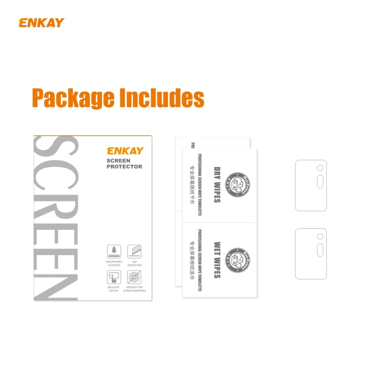 For Samsung Galaxy Note20 Ultra 2 PCS Hat-Prince ENKAY 0.2mm 9H 2.15D Round Edge Rear Camera Lens Tempered Glass Film Protector